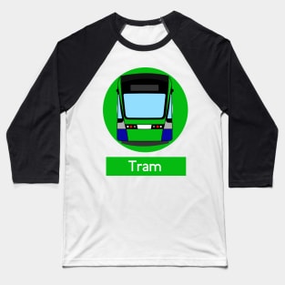 London Underground Subway Tram Baseball T-Shirt